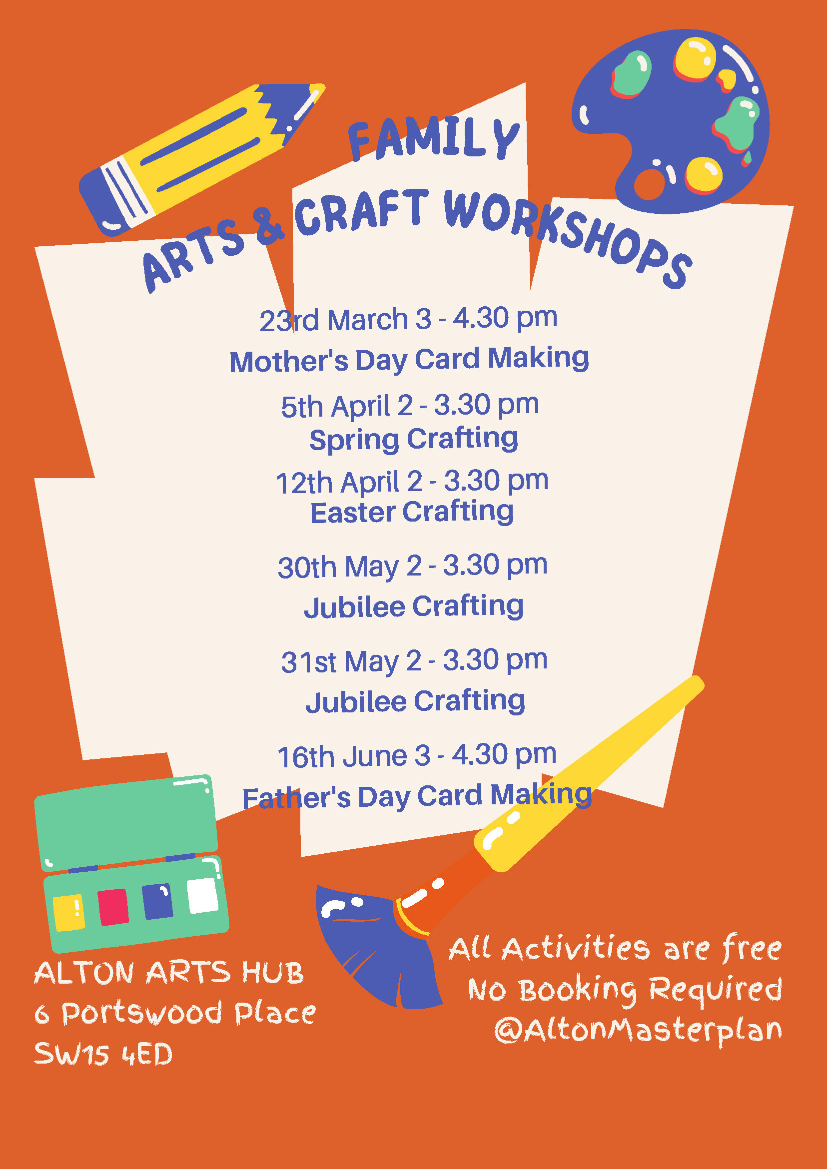 Family Arts & Crafts Workshops