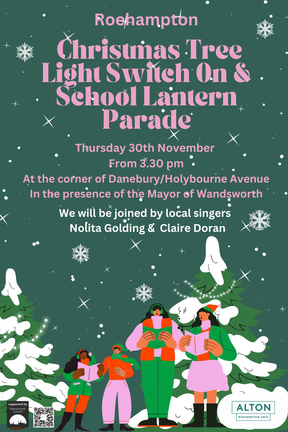 Christmas Tree Light Switch-on & School Lantern Parade