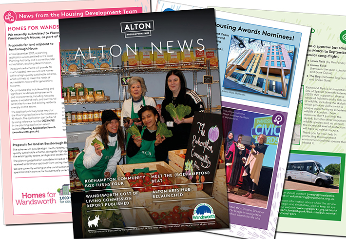 Images from pages of Alton News. Issue 37, Spring 2024